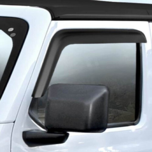 Genuine Mopar Side Window Air Deflectors – 2 Door – Tinted Smoke